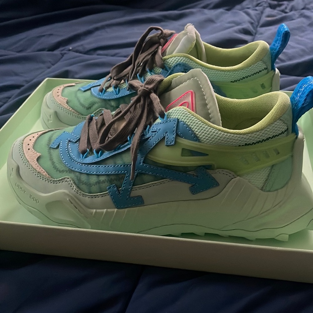 Off-White Odsy 1000 Light green/Blue